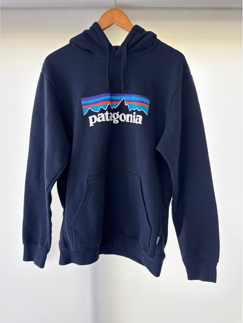 Patagonia Uprisal Hoodie Men's Medium Regular Fit Navy Blue Sweatshirt